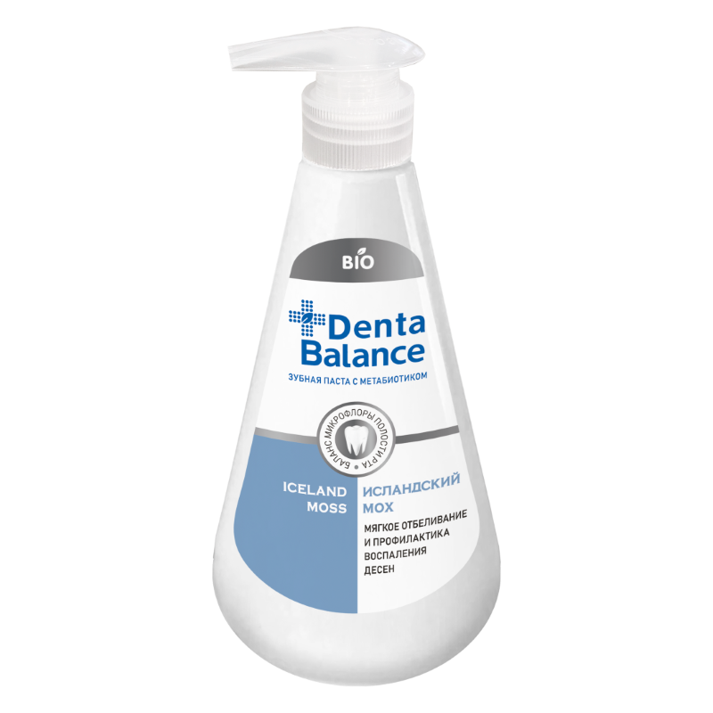 Denta Balance Исландский мох гелевая зубная паста с метабиотиком